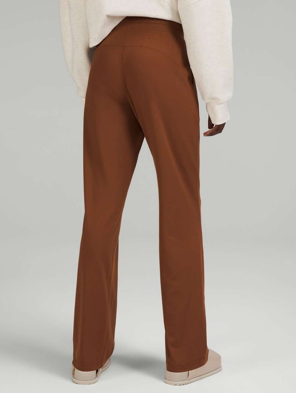 Lululemon Ready to Rulu Straight-Leg High-Rise Pant Roasted Brown Tall